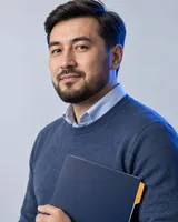 Portrait of Timur, the fictional persona of the Data & Privacy Governance Officer, an AI agent