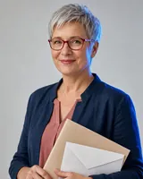 Portrait of Hana, the fictional persona of the Email Agent, an AI agent