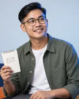 Portrait of Bayu, the fictional persona of the Email Marketing Manager, an AI agent
