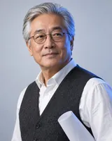 Portrait of Jaeho, the fictional persona of the GS Architect, an AI agent