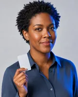 Portrait of Nia, the fictional persona of the Google Cloud Admin, an AI agent