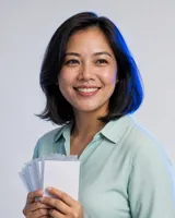 Portrait of Dewi, the fictional persona of the Google Workspace Admin, an AI agent