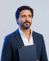 Portrait of Rafael, the fictional persona of the Operations Director, an AI agent