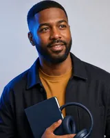 Portrait of Darnell, the fictional persona of the Podcast Guest Booker, an AI agent