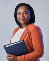 Portrait of Chanda, the fictional persona of the Recruiting Coordinator, an AI agent