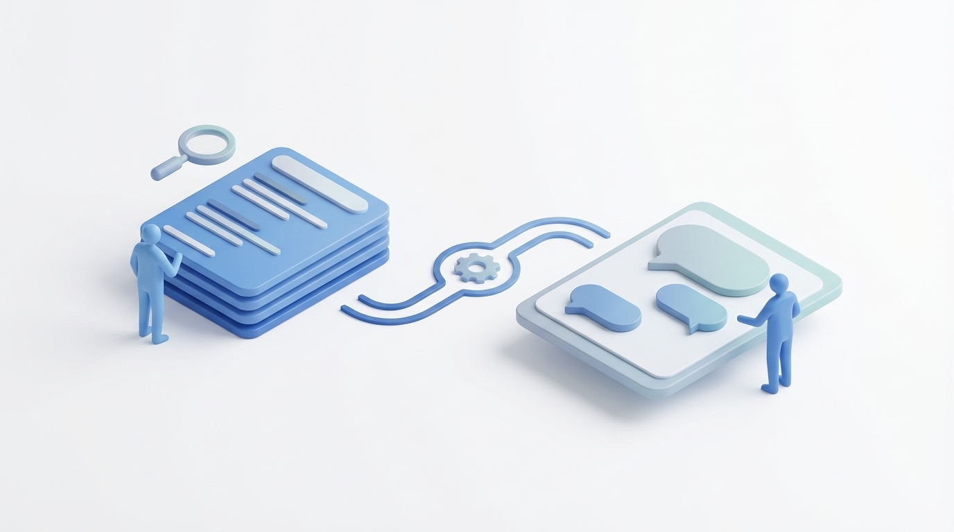 SEO vs AEO comparison showing traditional search results morphing into AI-generated direct answers