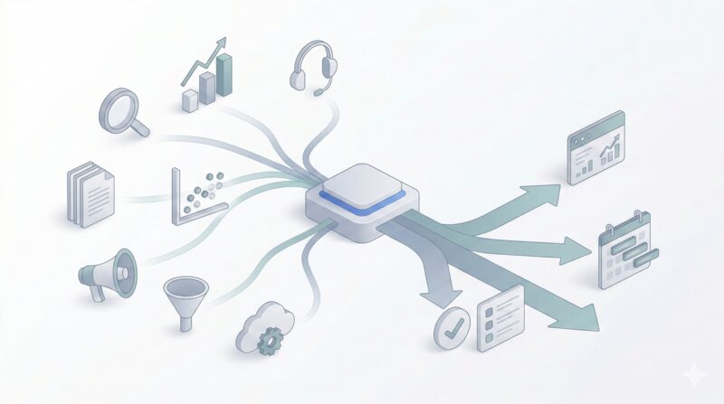 AI replacing entire business roles — SEO, CRO, Content, Support, Analysis